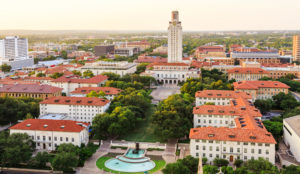 The campus of The University of Texas at Austin